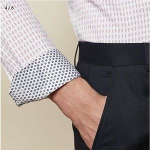 Ted Baker London Geo Print Shirt Modern Fit | 15